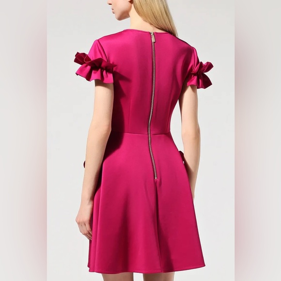 TED BAKER  Pink Ruffle Dress - Picture 8 of 9